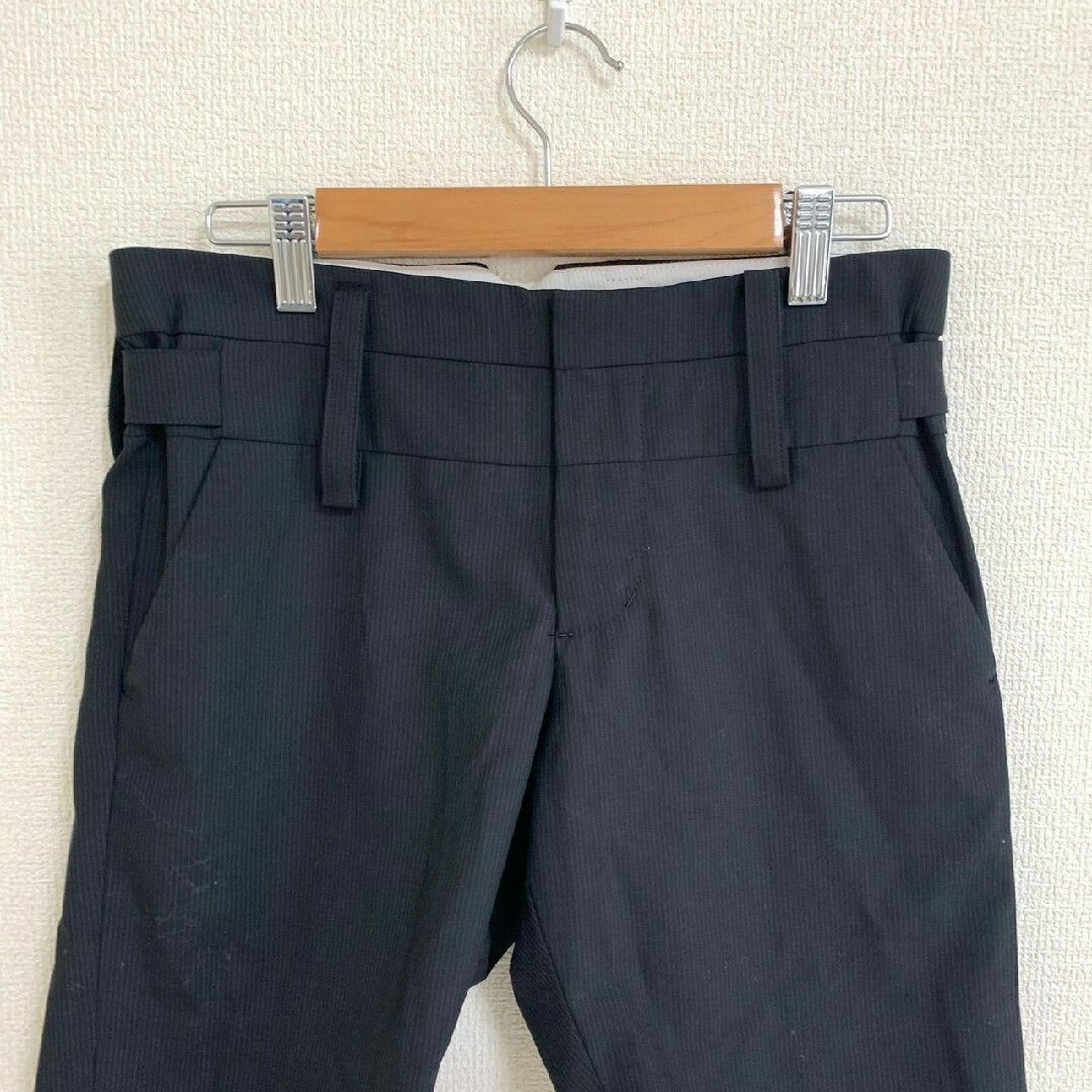 ships シップス ハーフパンツ シャドーストライプ きれいめ ブラック S 3