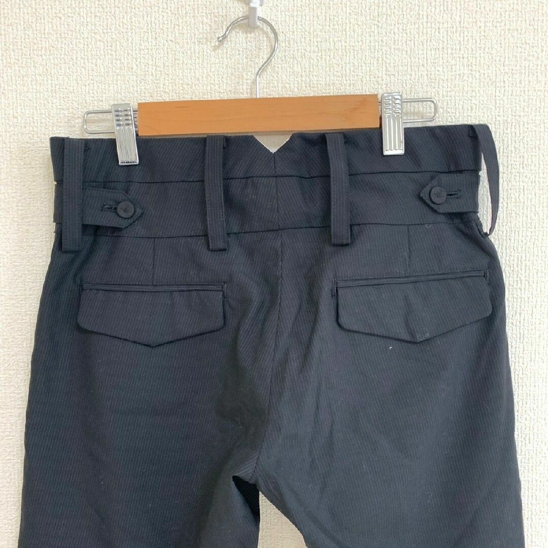 ships シップス ハーフパンツ シャドーストライプ きれいめ ブラック S 6