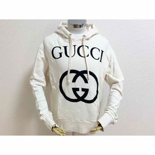 グッチ(Gucci)の美品 グッチ 475374 インターロッキングG プルオーバー パーカー XS(パーカー)