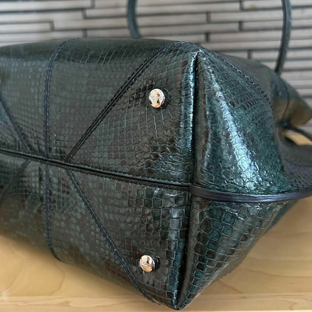 ✨極美品✨  TOD's  ゴンミーニ　ショルダーバッグ  レザー　保存袋
