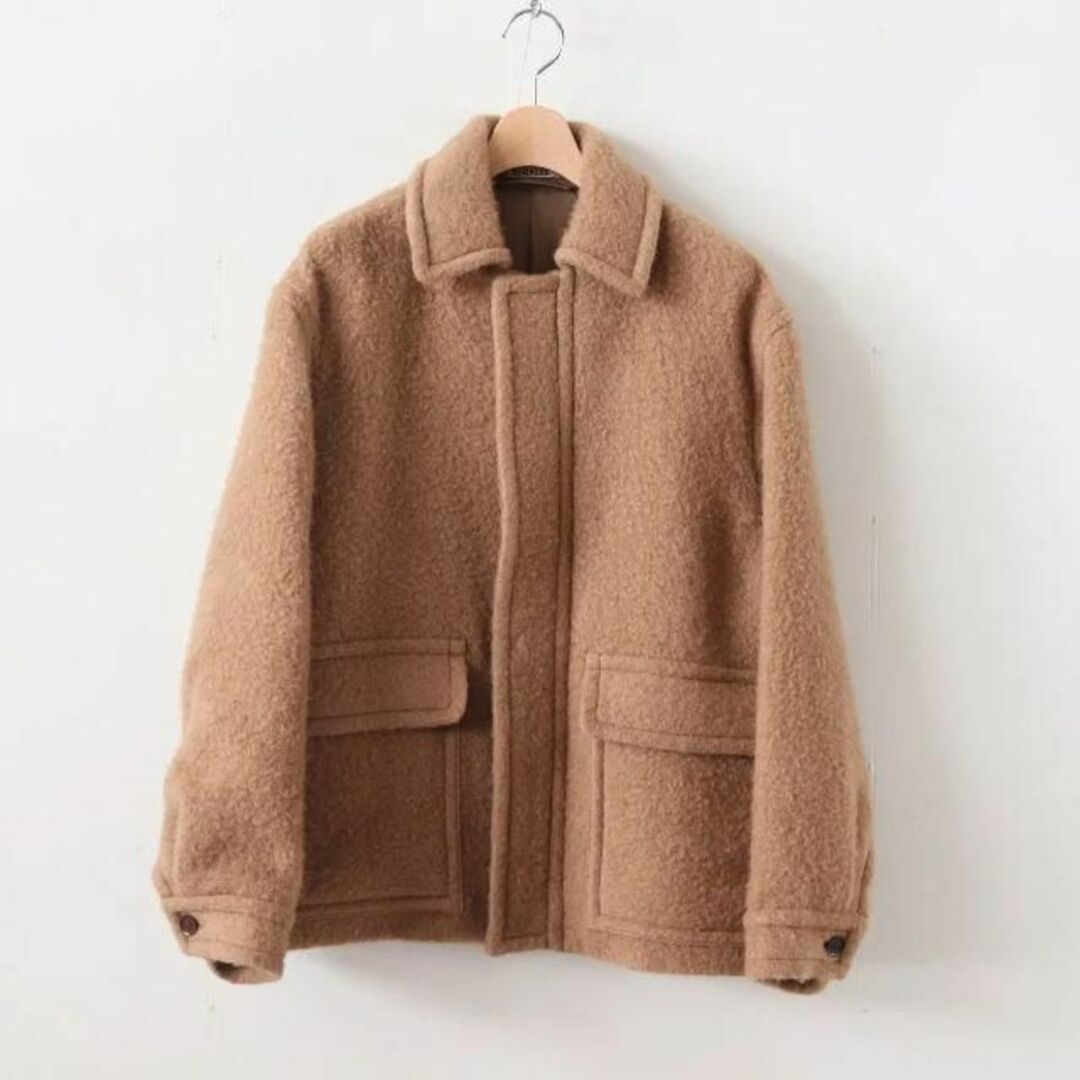 【名作】AURALEE BABY CAMEL MELTON BLOUSON 1