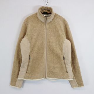 パタゴニア(patagonia)のUSA製 patagonia パタゴニア レトロX SYNCHILLA フリースジャケット アウトドア アウター ベージュ (レディース L) 中古 古着 N8281(その他)