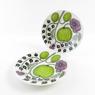ARABIA - 美品 ARABIA アラビア パラティッシ パープル 中皿 2枚 ペア