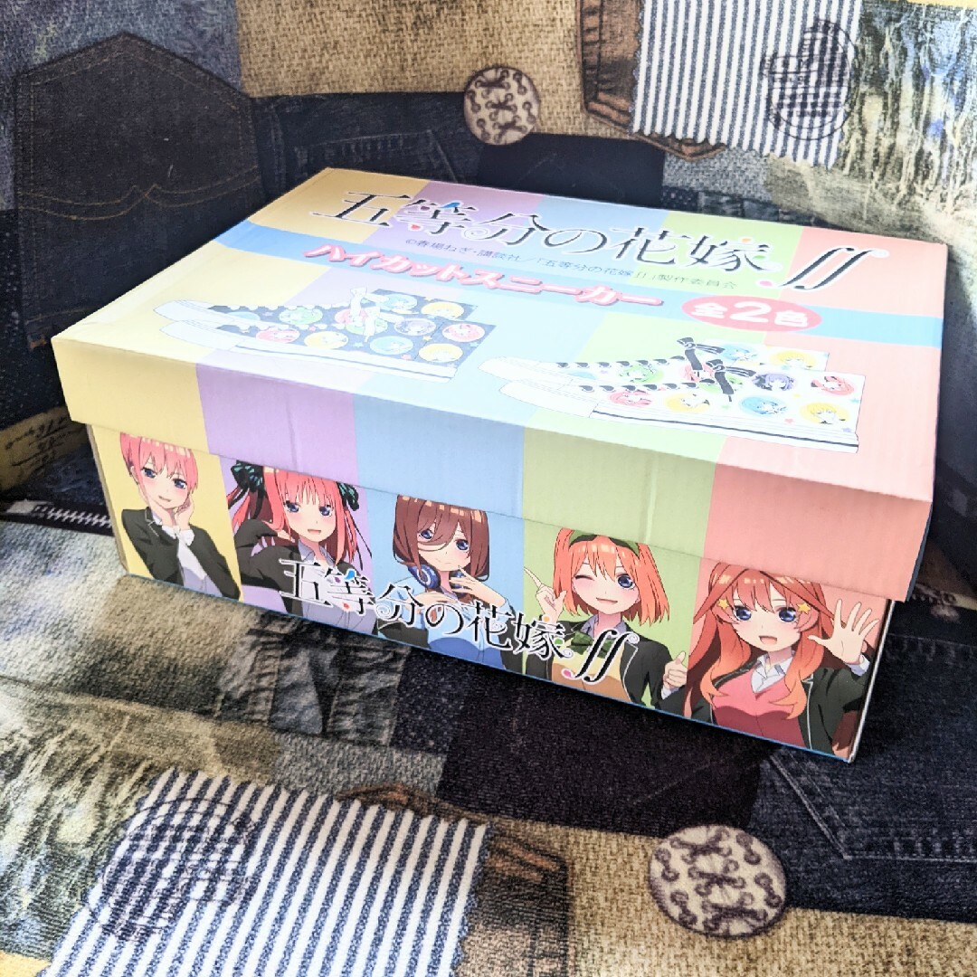 五等分の花嫁★ハイカットスニーカー26㌢ホワイト レディースの靴/シューズ(スニーカー)の商品写真