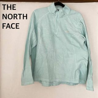 ザノースフェイス(THE NORTH FACE)のレア✨超人気 THE NORTH FACEノースフェイスフリースブルゾンブルー青(ブルゾン)