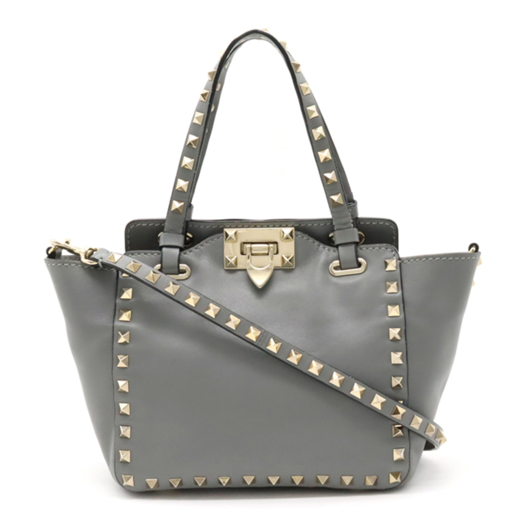 ヴァレンティノ・ガラヴァーニ VALENTINO GARAVANI トートバッグ スモール ロックスタッズ ROCKSTUD ミニ ショルダーバッグ 1W2B0K68 VSF