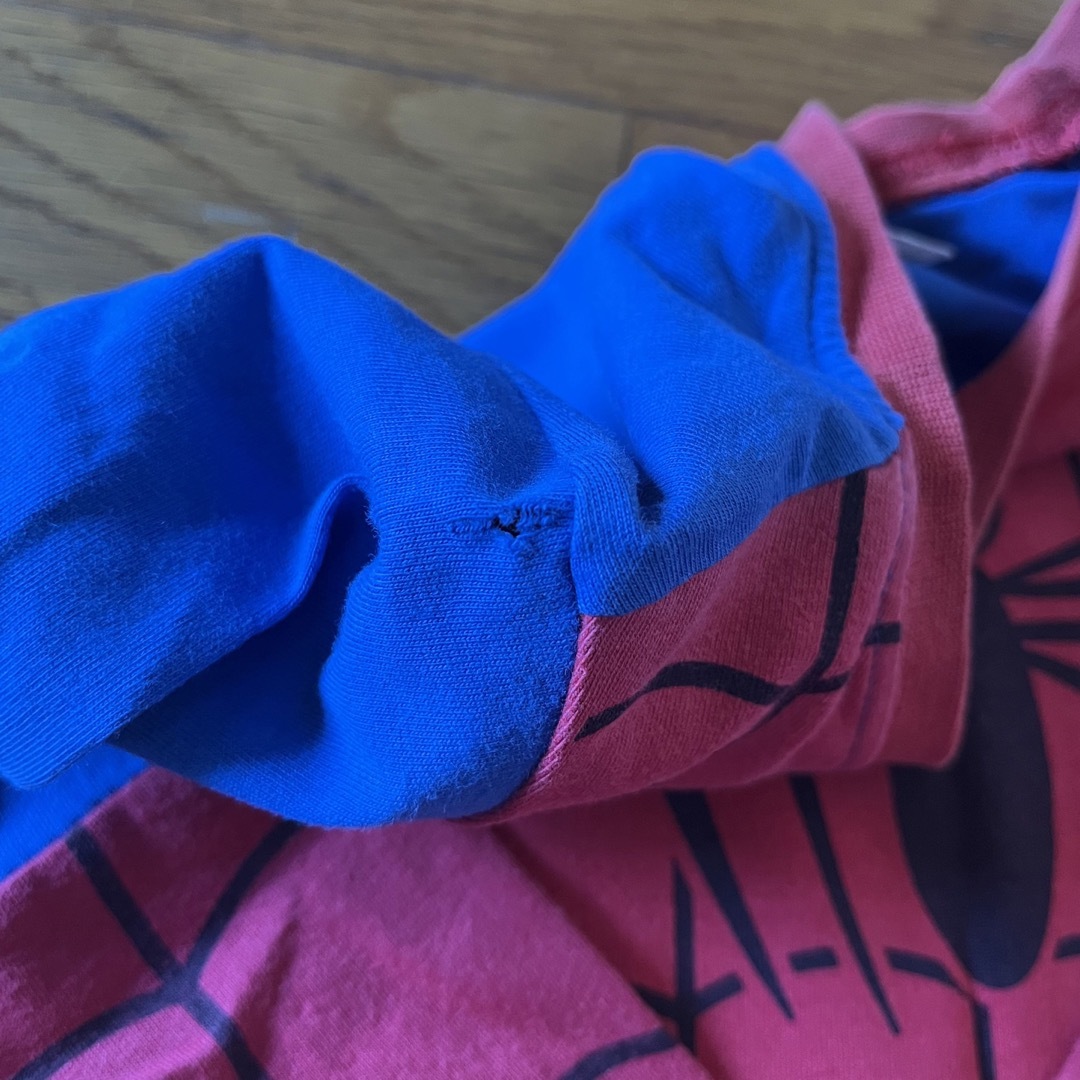 スパイダーマン パジャマ 110 キッズ/ベビー/マタニティのキッズ服男の子用(90cm~)(パジャマ)の商品写真