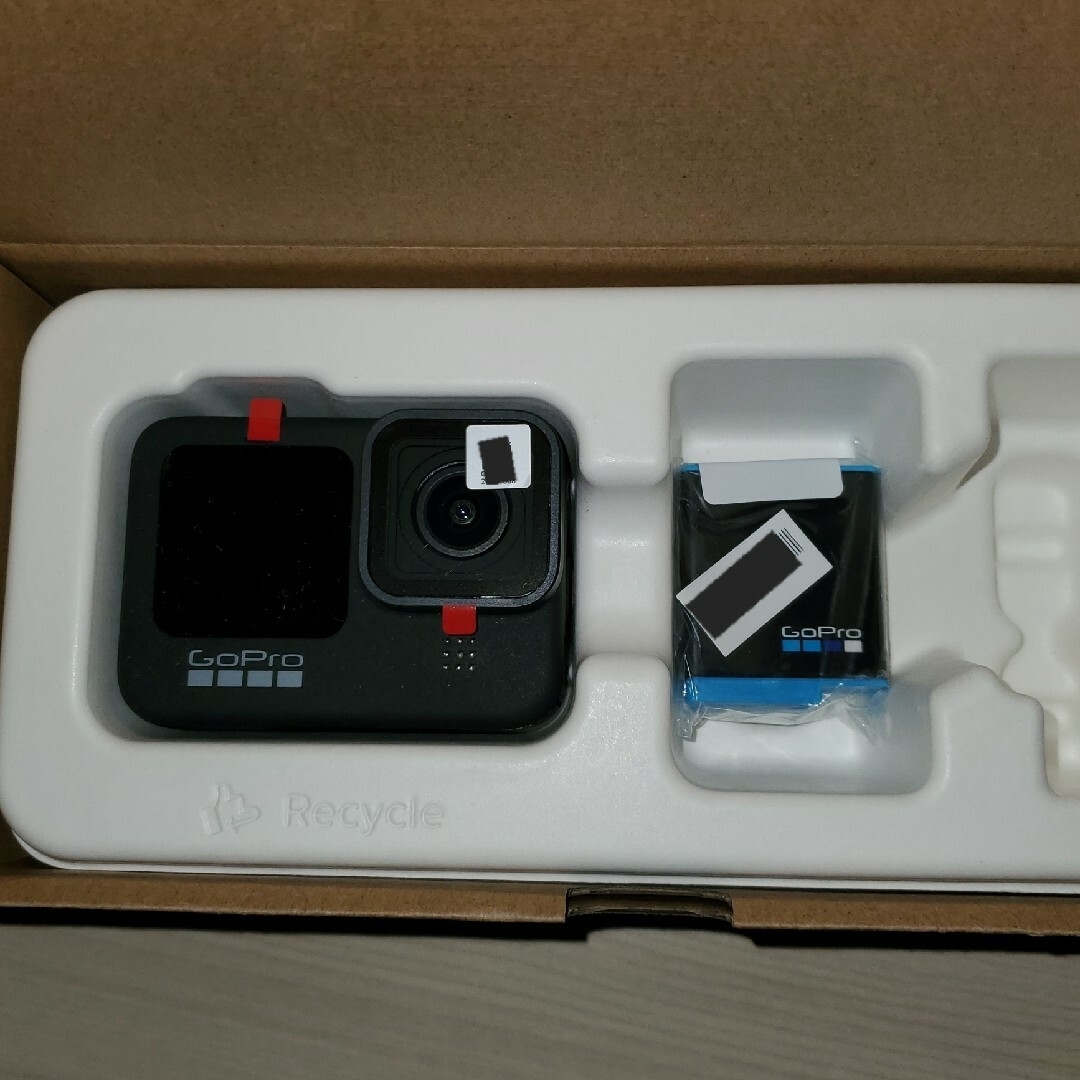 【新品・未使用】GoPro HERO9 Black + バッテリー 新品交換品アクションカメラ