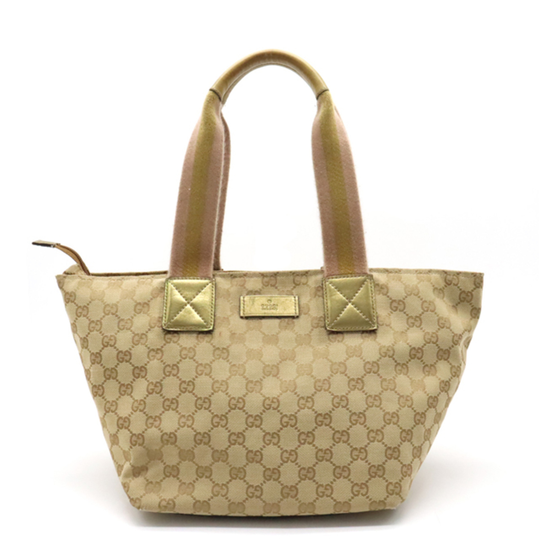Gucci - グッチ GGキャンバス シェリーライン トートバッグ (12360395