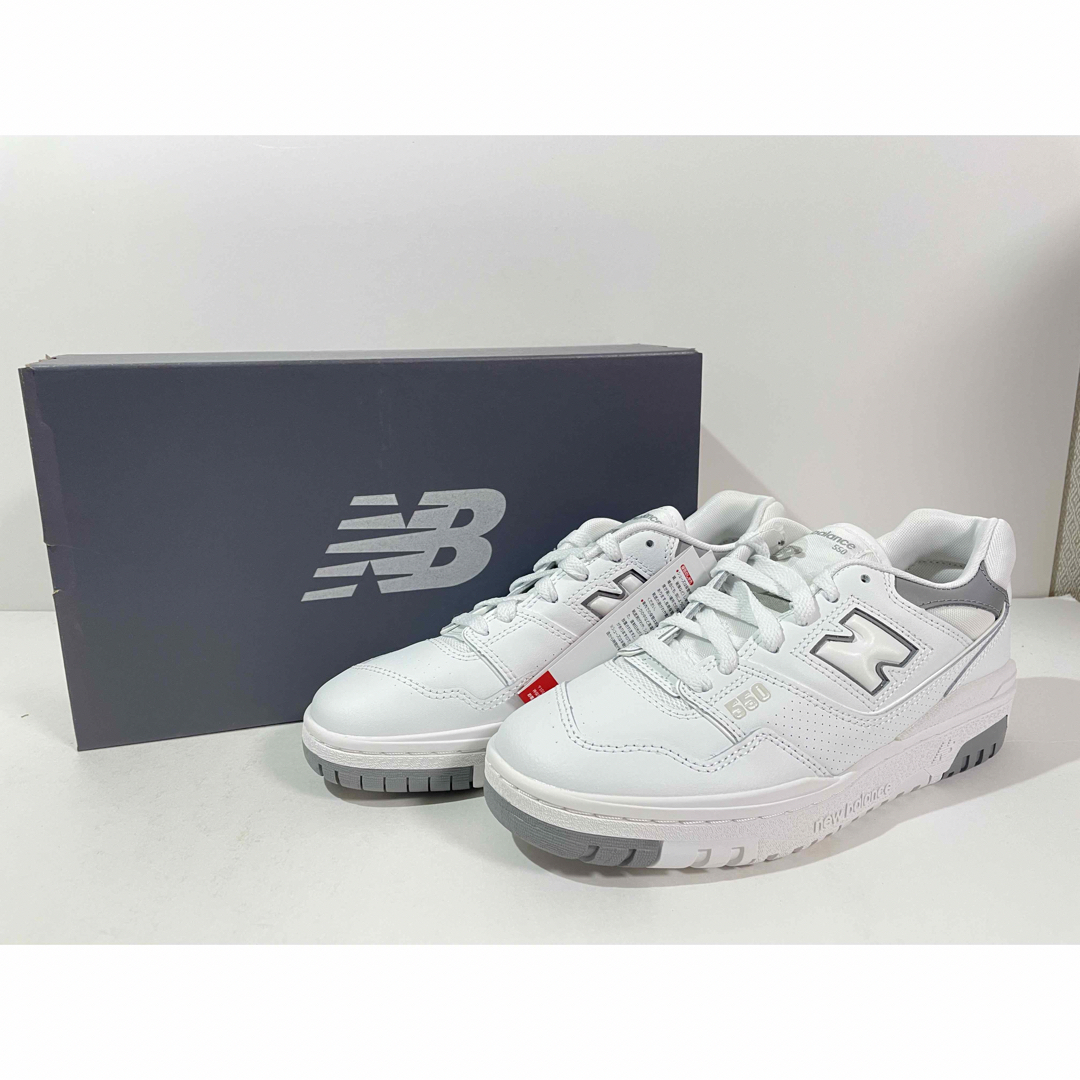【新品】24cm New Balance BB550SWA ホワイト/グレー 24cm NEWBALANCE ニューバランス ホワイト