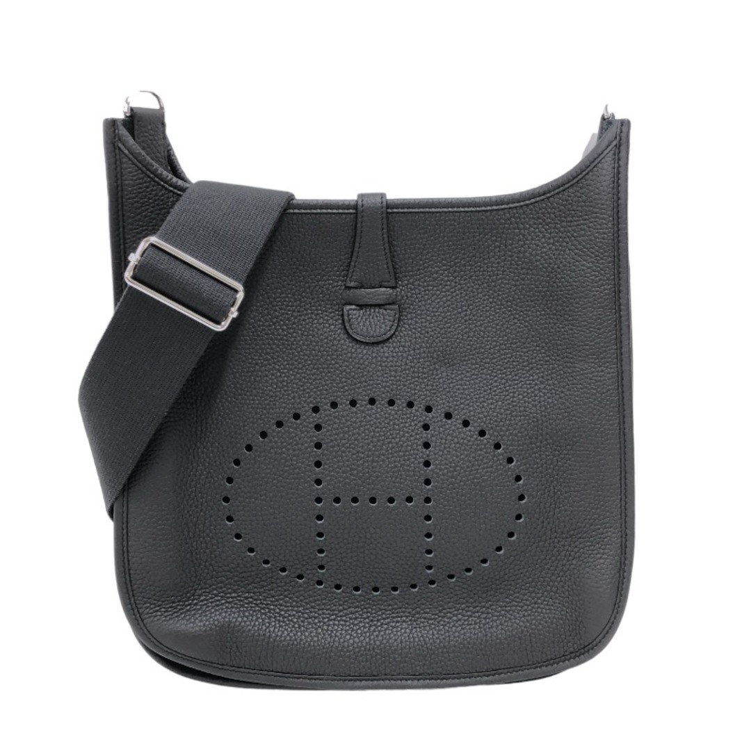 Hermes - エルメス HERMES エヴリン3PM □R刻 ブラック シルバー金具