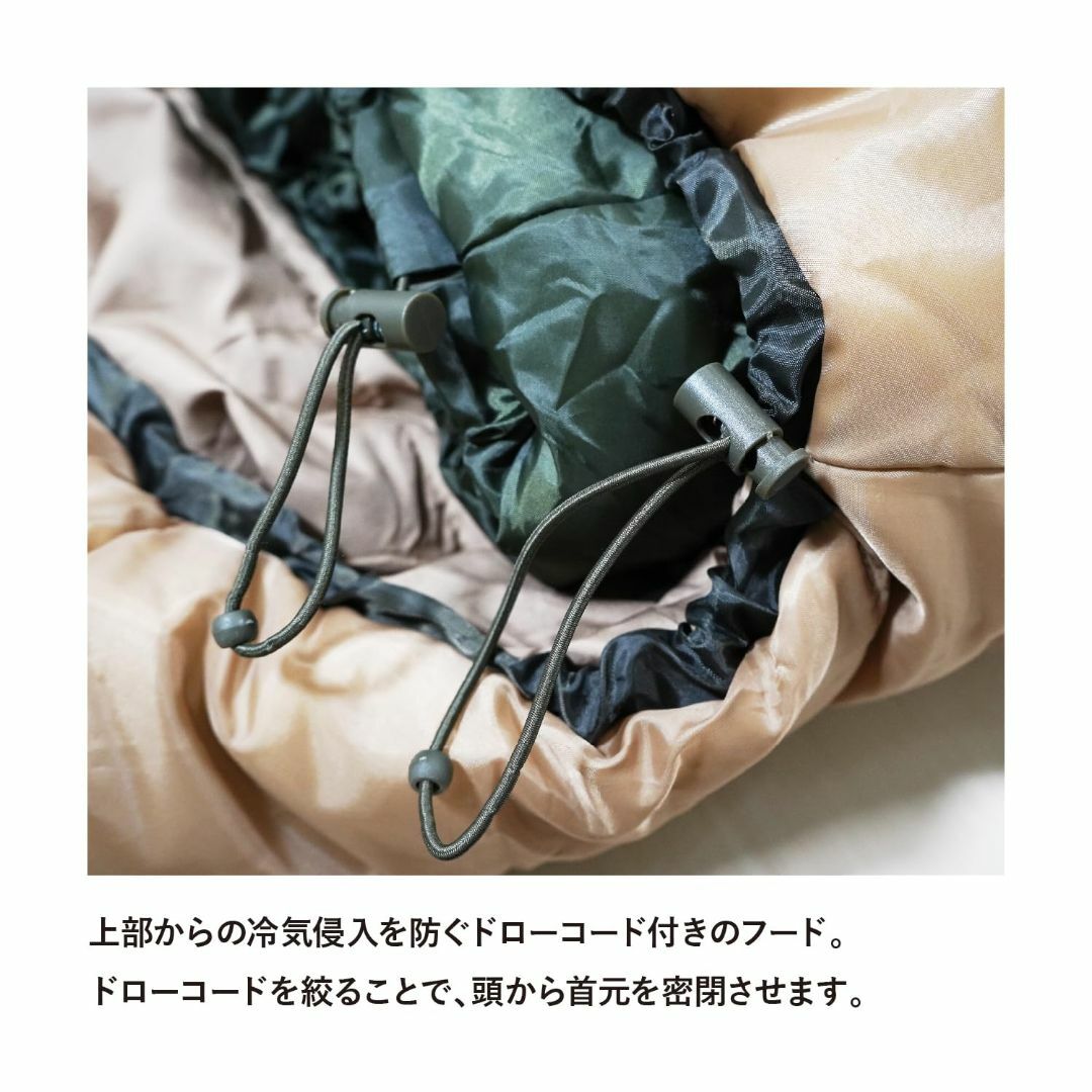 【色: デザートタン×オリーブ】Snugpak(スナグパック) 寝袋 ベースキャ