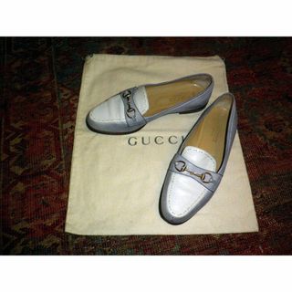 グッチ(Gucci)のGUCCI ビットローファーTWO TONE 23.5〜24.0cm(ローファー/革靴)