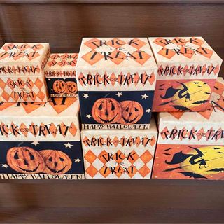 【レア美品】ハロウィンデコレーションBOX 7個セット(食器)