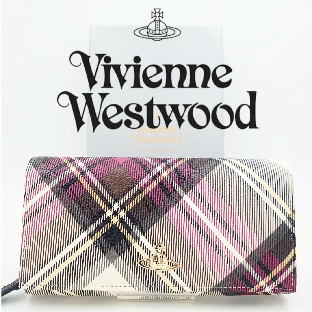 Vivienne Westwood   新品Vivienne Westwood 長財布 チェック ...