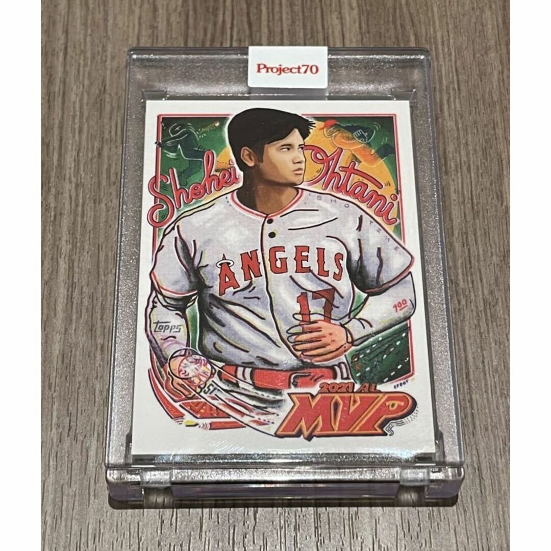 大谷翔平Topps 2021 MVP限定発売カードの通販 by ラグラージ0911's