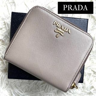 プラダ(PRADA)の⋟希少⋞ 付属品完備 / プラダ サフィアーノコンパクトウォレット 1ML522(財布)