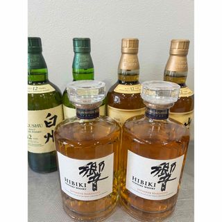 サントリー(サントリー)の山崎12年2本/白州12年2本/響2本(ウイスキー)