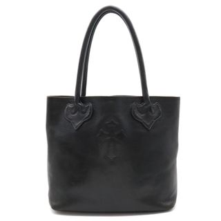 CHROME HEARTS クロムハーツ FS TOTE/FSトート クロスパッチ付きレザートートバッグ