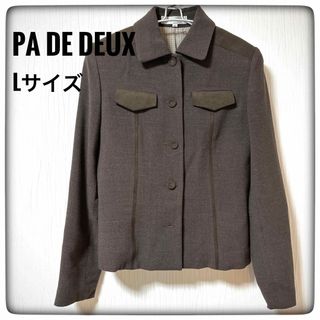 送料無料PA DEDEUX/パ.ド.ドゥ/レディースショートジャケット/Lサイズ(その他)