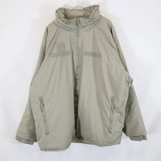 2000年代～  米軍実物 U.S.ARMY ECWCS レベル７ PRIMALOFT 中綿ジャケット 防寒  防風  ミリタリー グレー (メンズ XL/R) 中古 古着 N8477(ミリタリージャケット)