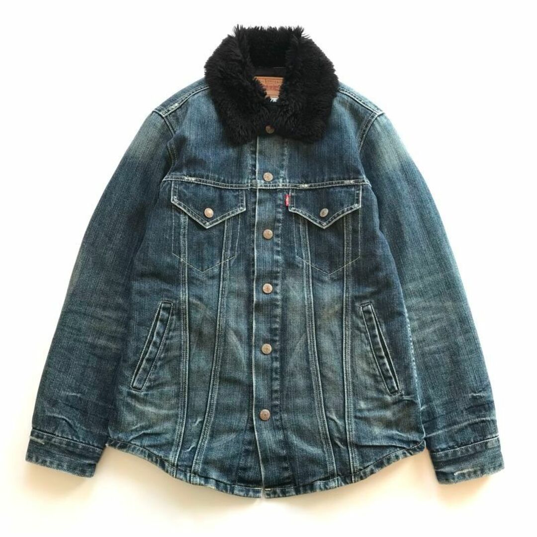 LEVI'S リーバイス 70807 襟ボア 裏地キルティング デニムジャケット