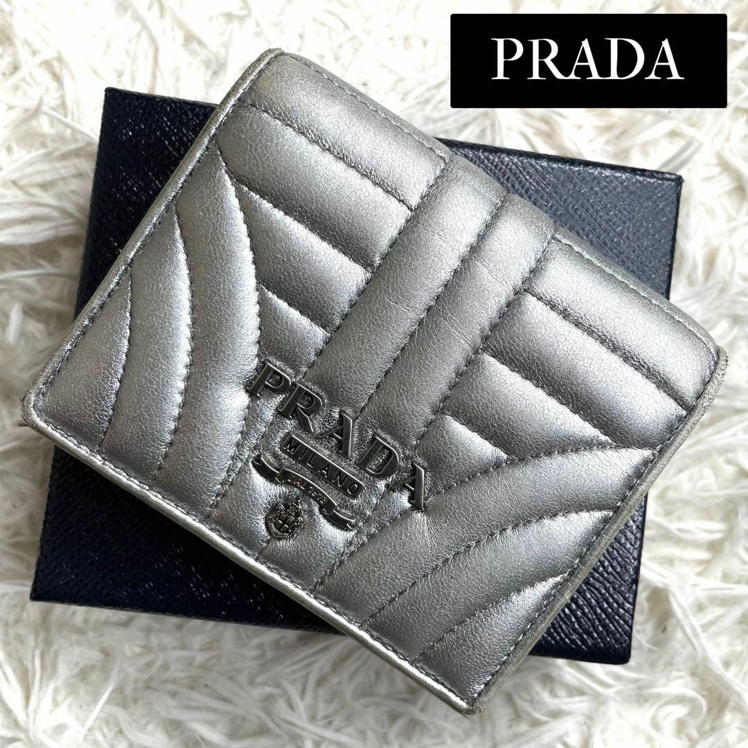 PRADA(プラダ)の⋟希少⋞ 付属品完備 入手困難 / プラダ ダイアグラムウォレット 1MV204 レディースのファッション小物(財布)の商品写真