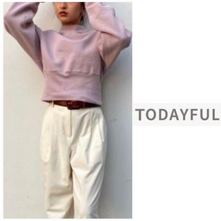 トゥデイフル(TODAYFUL)のトゥデイフル　Widerib Short Sweat スウェット　裏起毛(トレーナー/スウェット)