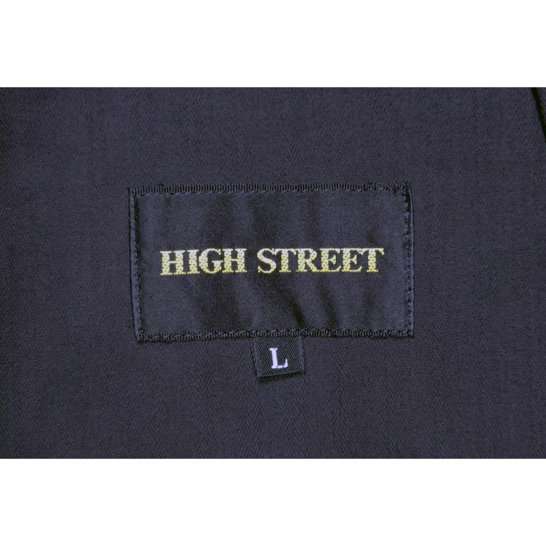 美品 HIGHSTREET 黒 ジャケット ハイストリート L トルネードマート
