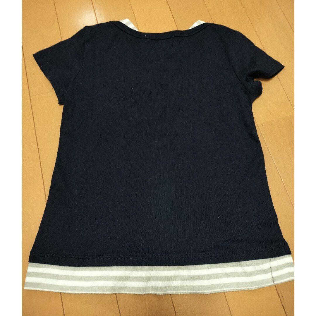 しまむら(シマムラ)のTシャツ　女の子　140 キッズ/ベビー/マタニティのキッズ服女の子用(90cm~)(Tシャツ/カットソー)の商品写真