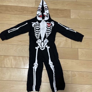 Halloweenハロウィン　衣装　ガイコツ　100cm キッズ(衣装)
