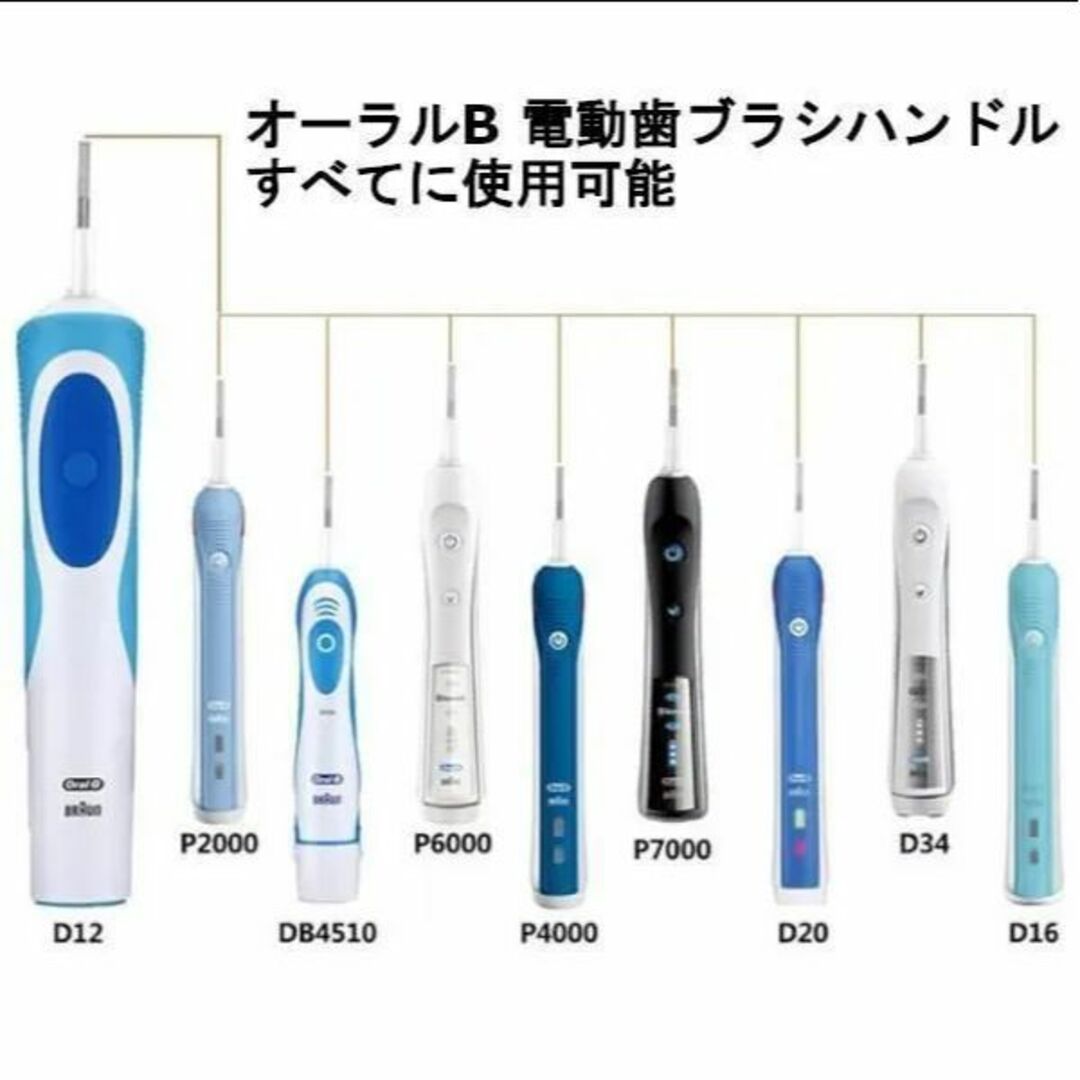 BRAUN(ブラウン)のブラウン　オーラルb 替えブラシ　互換品　電動歯ブラシ　BRAUN　Oral-B スマホ/家電/カメラの美容/健康(電動歯ブラシ)の商品写真