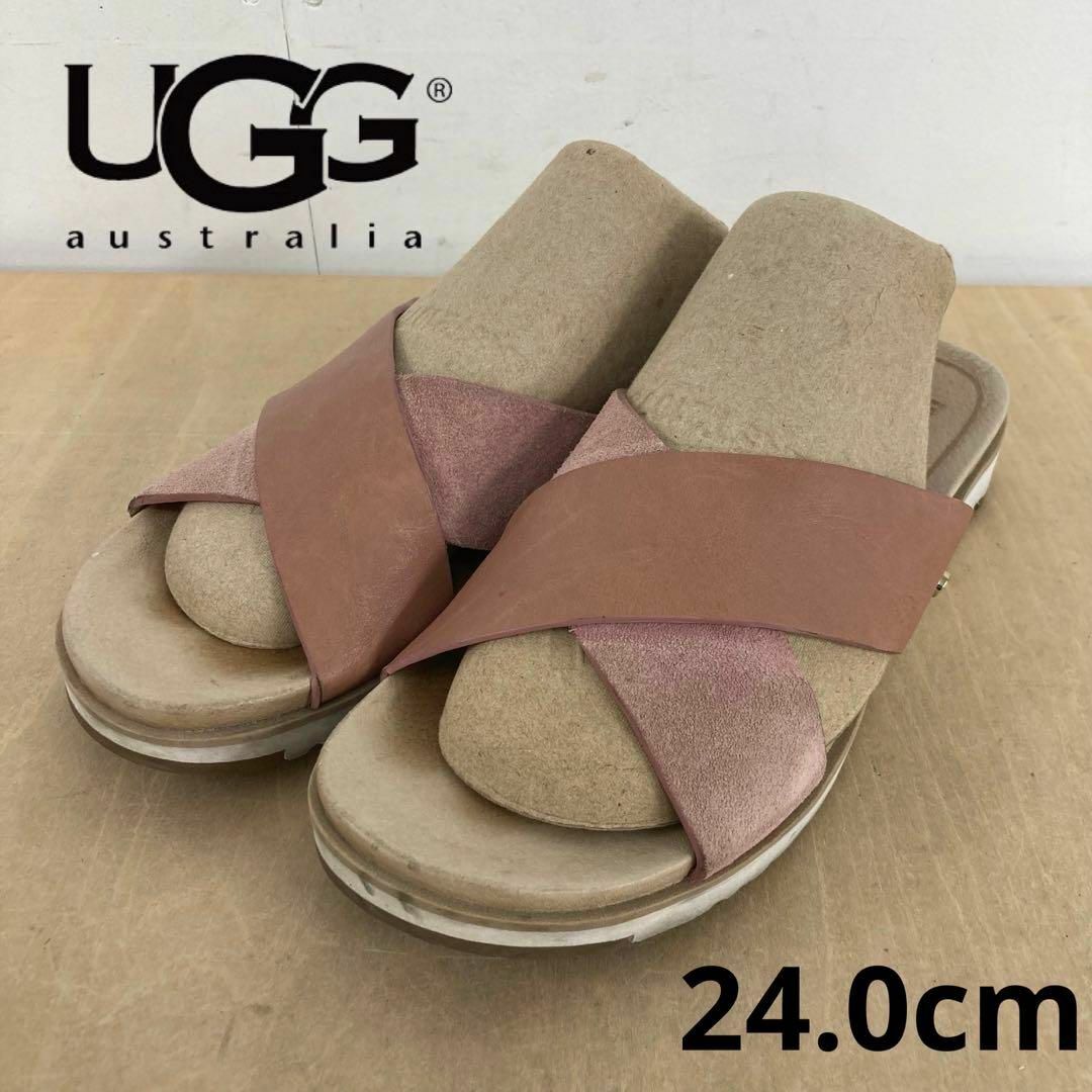 UGG KARI クロスストラップサンダル 24.0cm