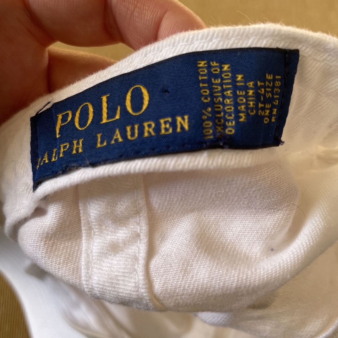 POLO RALPH LAUREN(ポロラルフローレン)のラルフローレン　キャップ　2T-4T キッズ/ベビー/マタニティのこども用ファッション小物(帽子)の商品写真