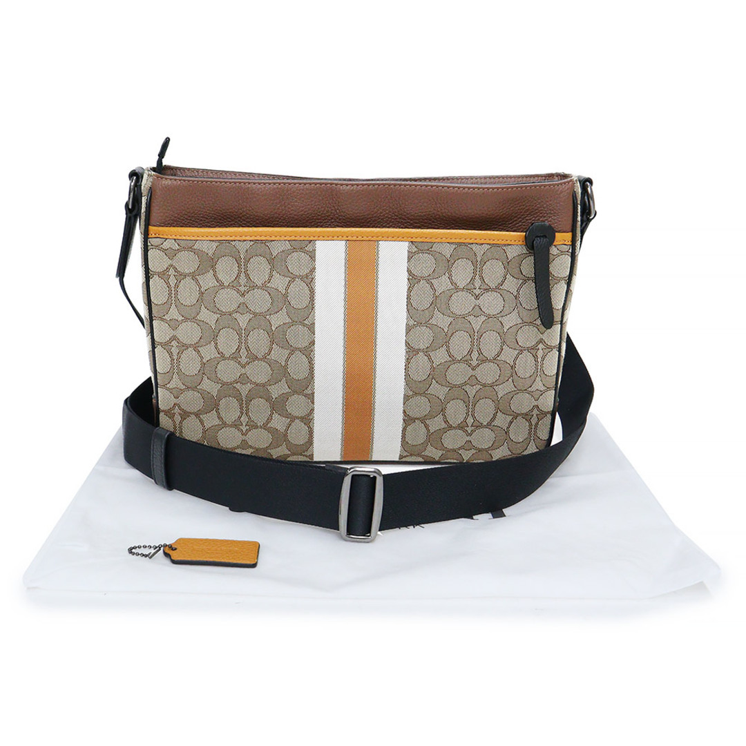 COACH - コーチ トンプソン シグネチャー ショルダーバッグ 斜め掛け