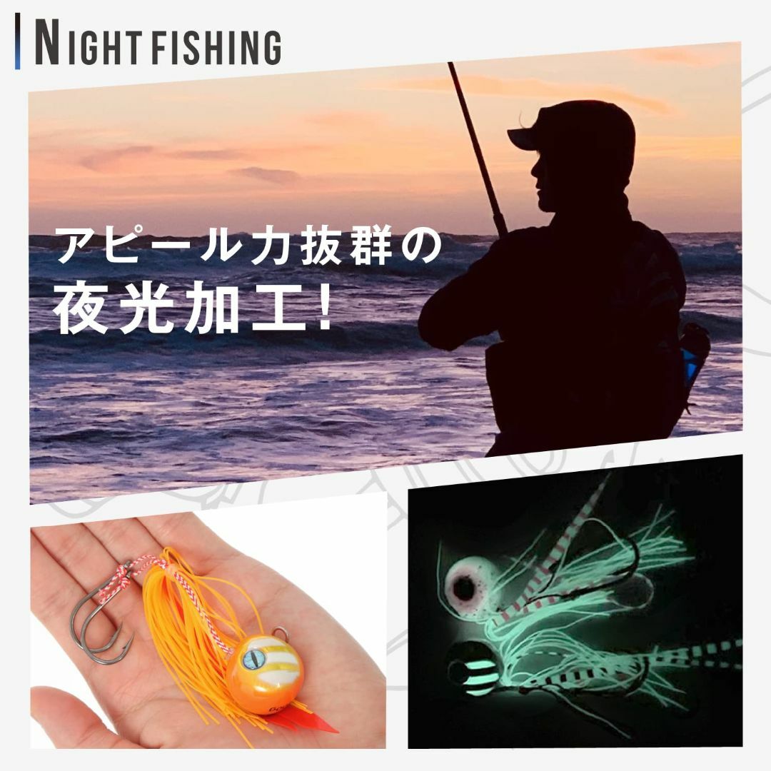 【高コスパ】釣りgoo! タイラバ 3色セット タイ 鯛 つりぐー