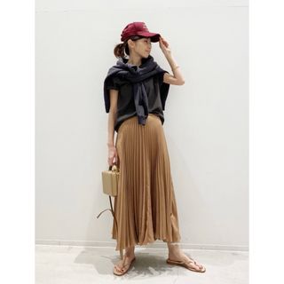 アパルトモンドゥーズィエムクラス(L'Appartement DEUXIEME CLASSE)のL'Appartement SHAINA MOTE PLEATS SKIRT(ロングスカート)