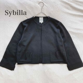 未使用！Sybilla☆シビラ☆黒！美ラインボレロジャケット