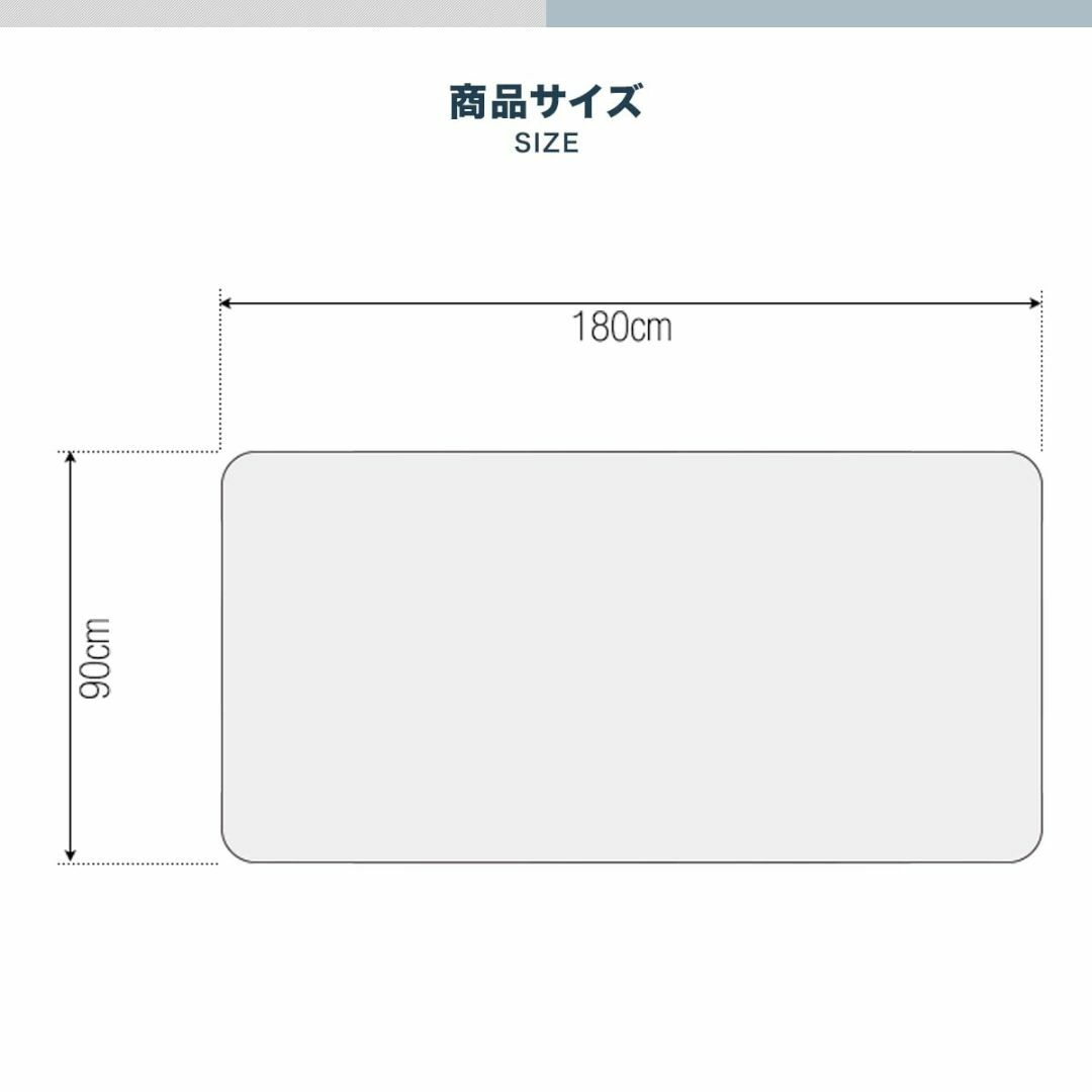 【色: クリア】ottostyle.jp 床を保護するチェアマット クリア 18 5