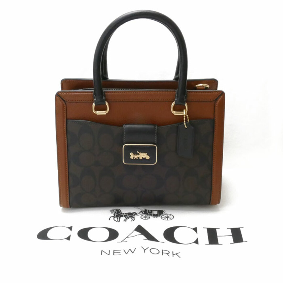 COACH - COACH コーチ カラーブロック グレース キャリーオール 2Way