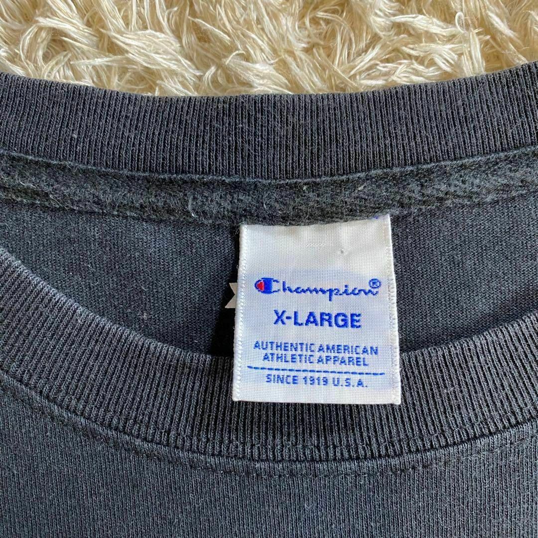 XLARGE(エクストララージ)の【超希少】　チャンピオン　エクストララージ　コラボ　Tシャツ 立体刺繍　XL メンズのトップス(Tシャツ/カットソー(半袖/袖なし))の商品写真