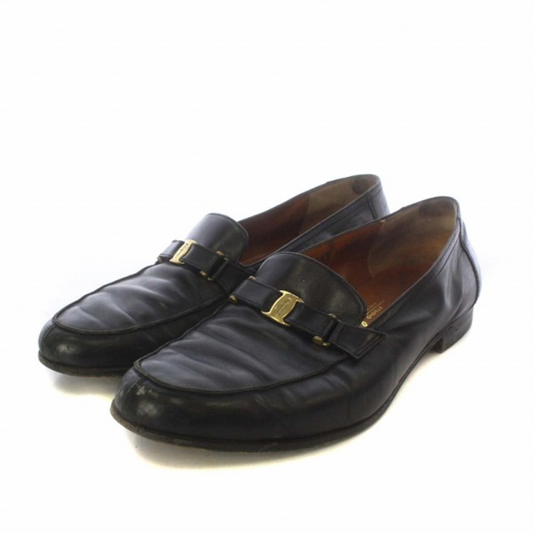 Salvatore Ferragamo ローファー 革靴 10 28cm 黒