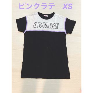 ピンクラテ(PINK-latte)のPINK-latte.ピンクラテ　半袖ワンピ　Tシャツxs 140〜150(ワンピース)