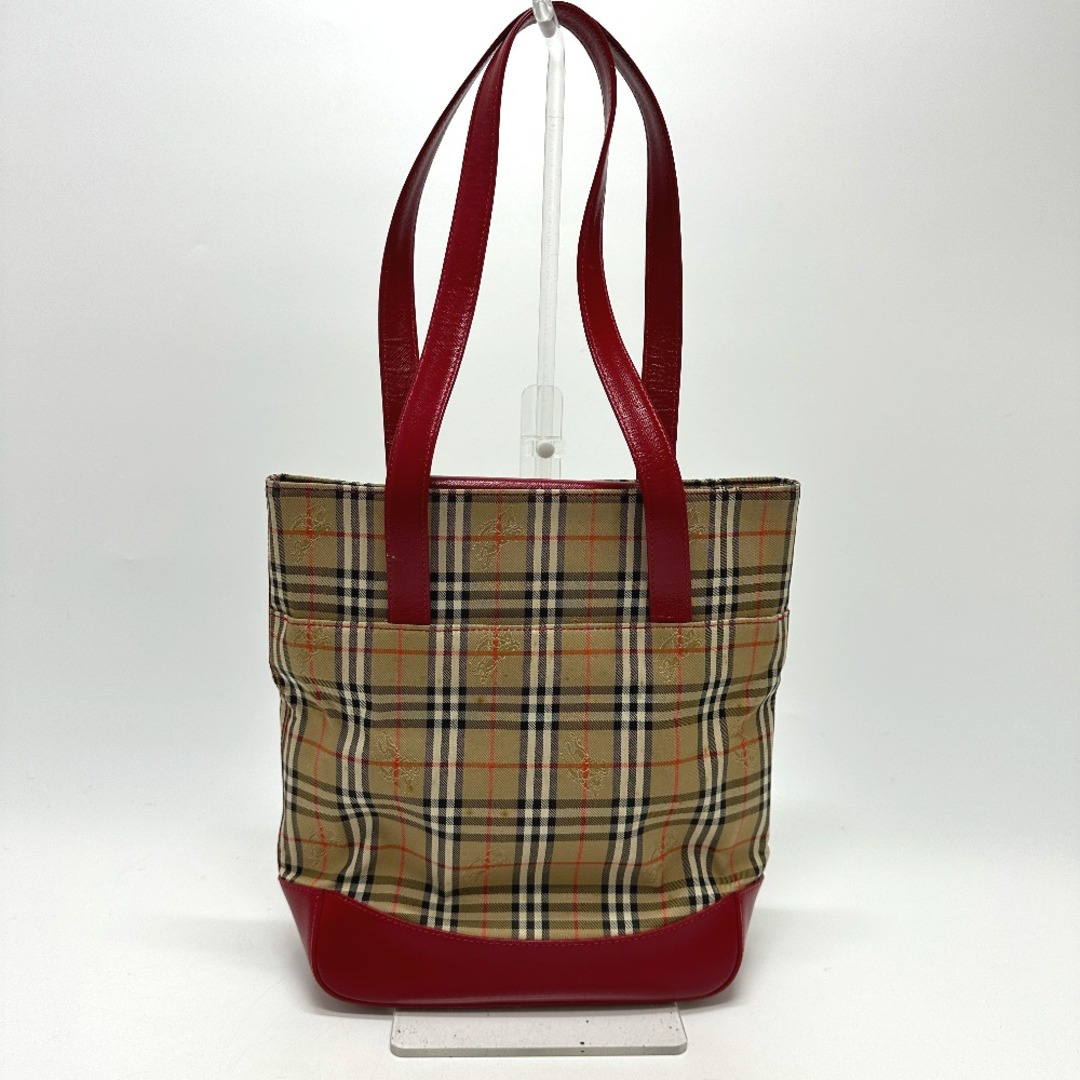 BURBERRY - バーバリー BURBERRY チェック トートバッグ キャンバス