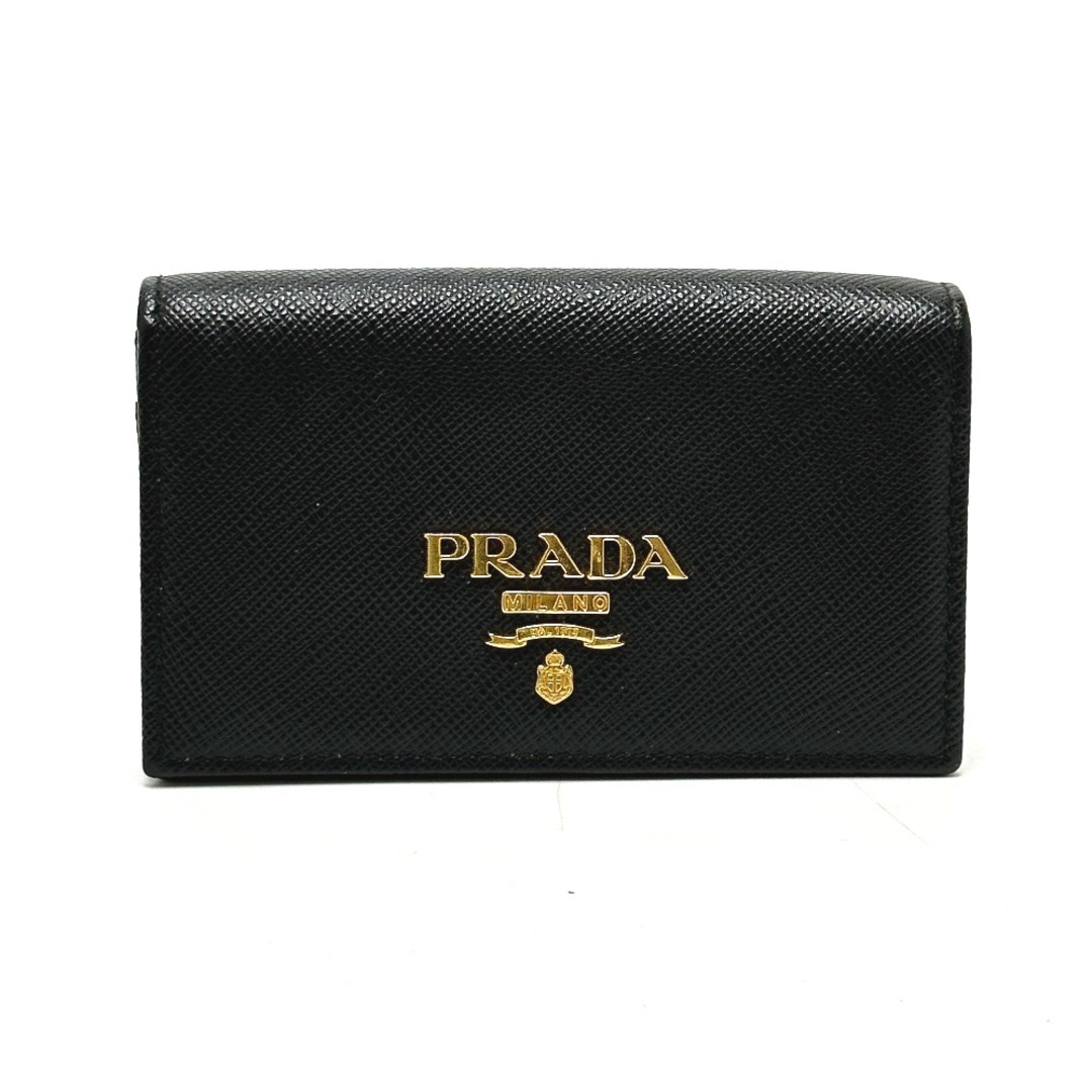 PRADA - プラダ PRADA ロゴ 名刺入れ カードケース サフィアーノレザ