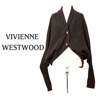 ヴィヴィアンウエストウッド(Vivienne Westwood)のヴィヴィアンウエストウッド【美品】ロープ柄 ドルマン 変形 長袖 ジャケット(ノーカラージャケット)