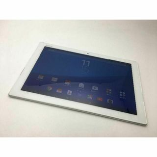 ソニー(SONY)の◆R313 SIMフリーXperia Z4 Tablet SOT31白美品訳あり(タブレット)