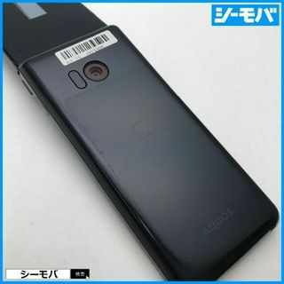664 SIMフリー SH-02L美品ドコモガラケー docomoブラック