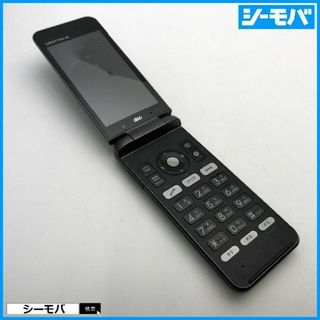 キョウセラ(京セラ)の692 GRATINA 4G KYF34 中古 auガラケー ブラック(携帯電話本体)