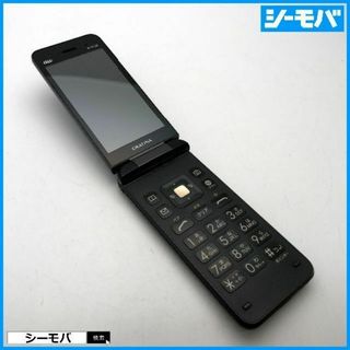 キョウセラ(京セラ)の699 ガラケー GRATINA KYF39 良品 au ブラック(携帯電話本体)